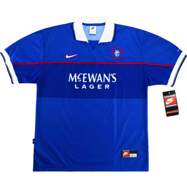 Tailandia Camiseta Rangers 1st Retro 1997 1999 Azul